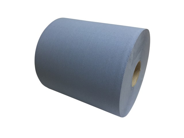 Poetsdoek Euro cel 2L 190m blauw/pk2