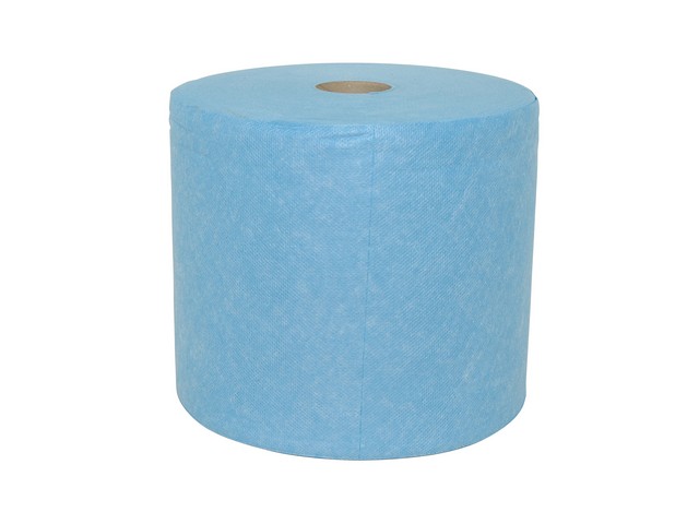 Poetsdoek Euro F-w 1L 38x30cm bl/rol500
