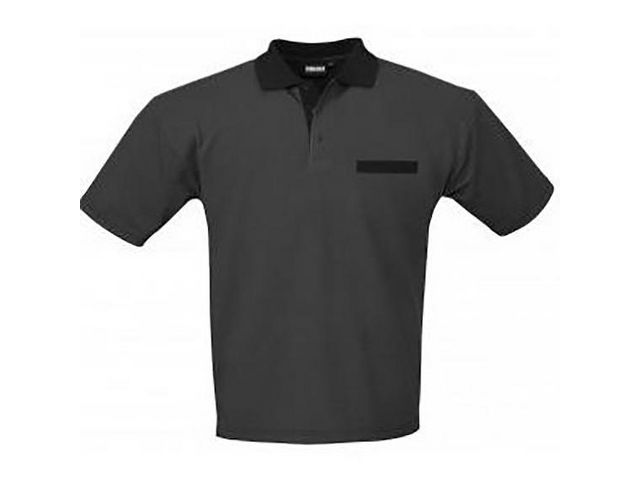 Poloshirt antracite-zwart 4XL