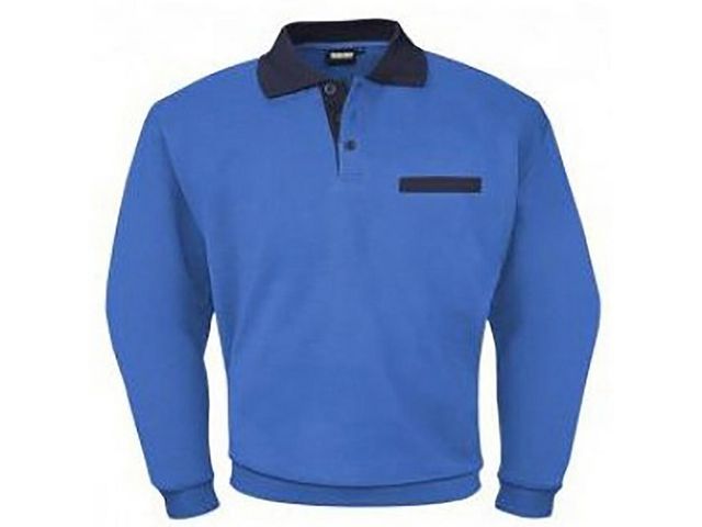 Polosweater royal-navy S