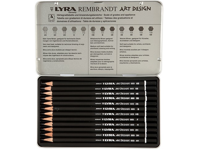 Potlood Lyra Art Design div hardh./ds 12