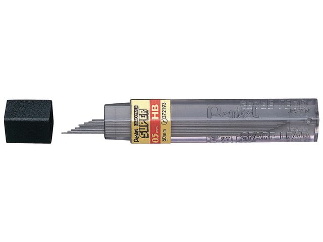 Potloodstift Pentel 0,5mm HB/pk12x12