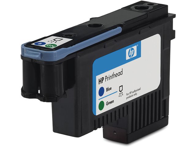 Printkop HP C9408A blauw en groen