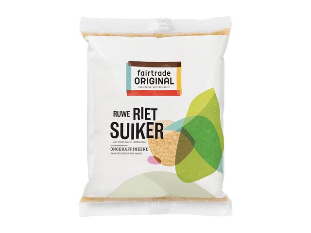 Rietsuiker Fairtrade ruwe los 500g