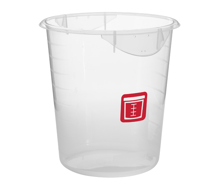 Ronde container 7,6 ltr Rauw vlees, Rubbermaid