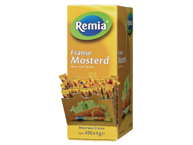 Saus Remia mosterd stick 4gr/ds496