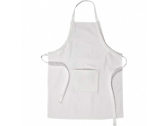Schort L84cm B65cm M-XL m/zak 210g wit