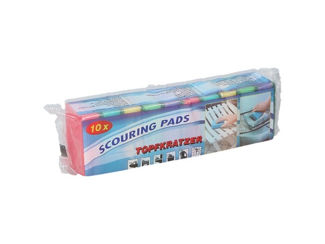 Schuurspons budget assorti/pak 10