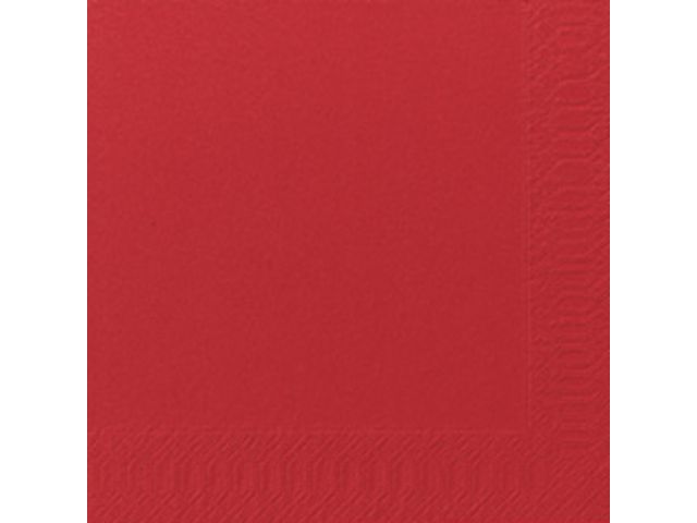 Servet Duni 33x33cm 3lgs rood/pk125