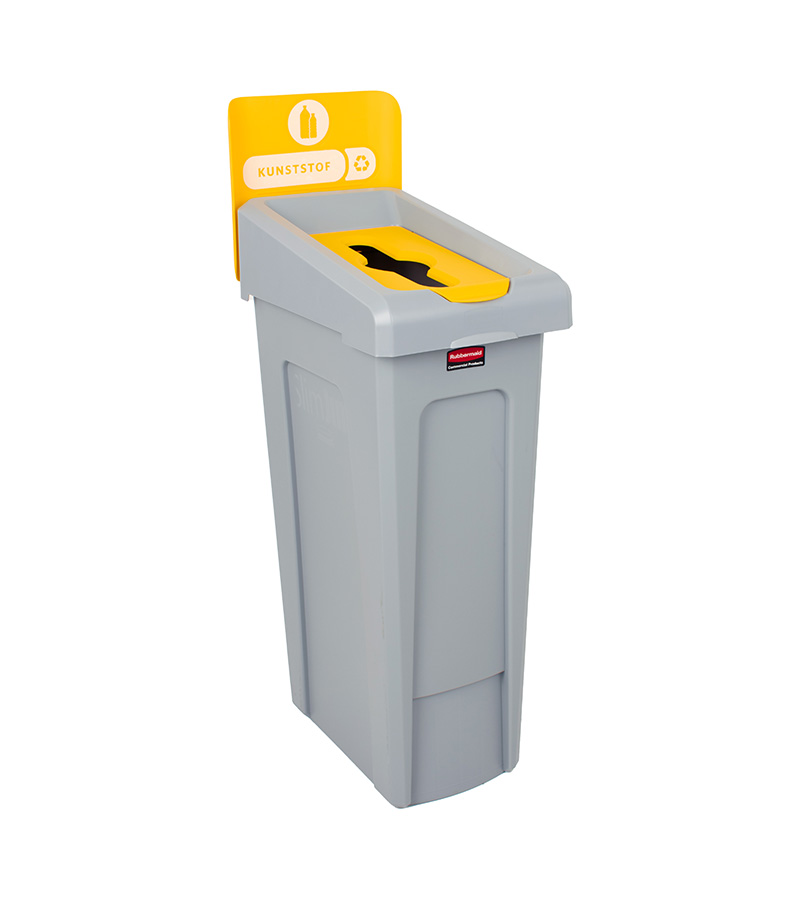 Slim Jim Recyclingstation PMD Inwerpopening, Rubbermaid