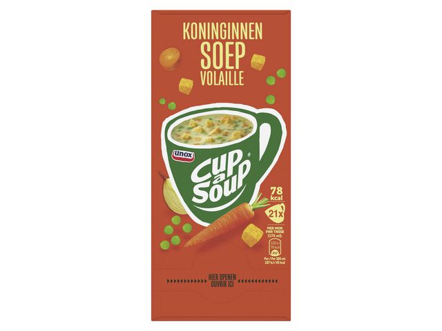 Soep Cup-a-soup Unox Koninginnen/pk21