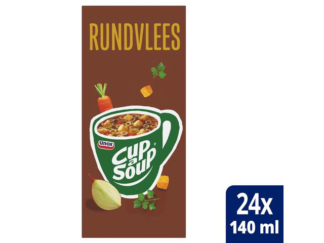 Soep Cup-a-soup Unox rundvlees/pk24