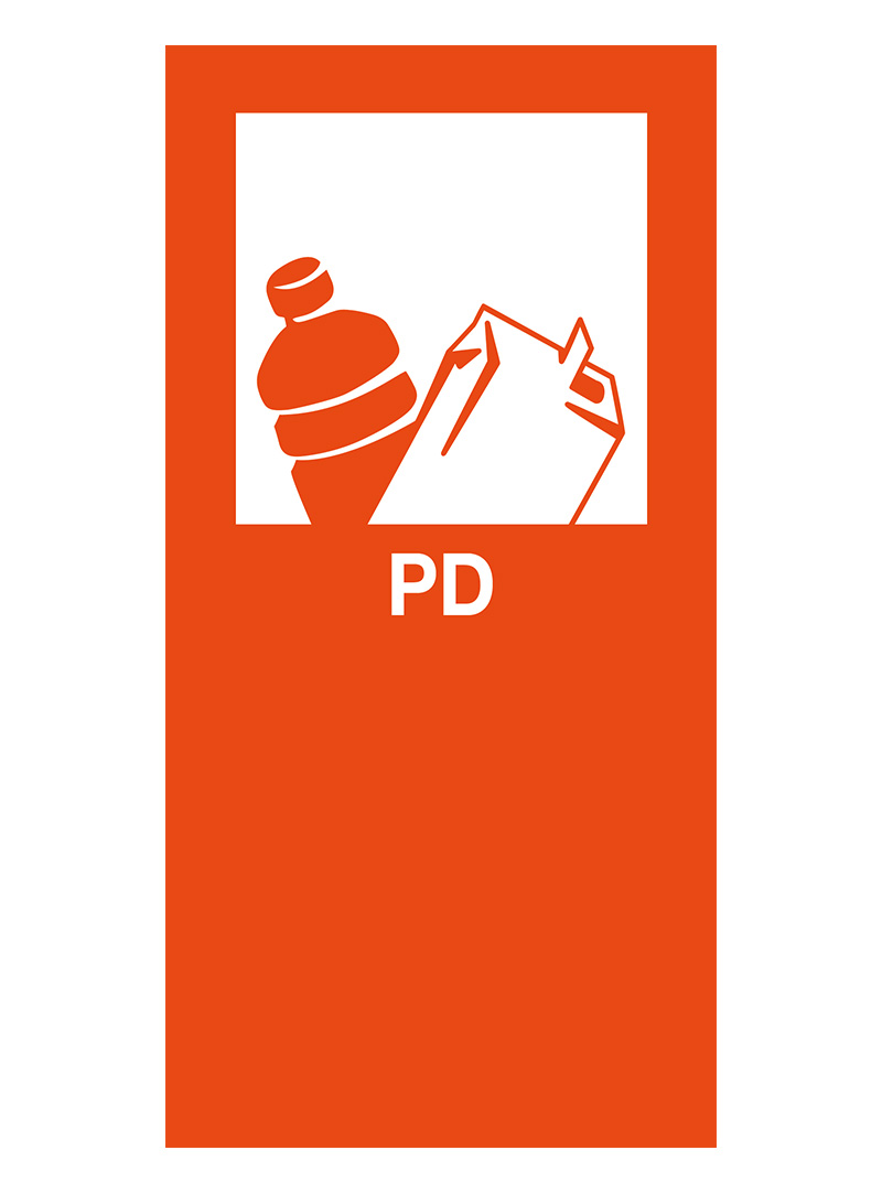 Standaard Sticker PD