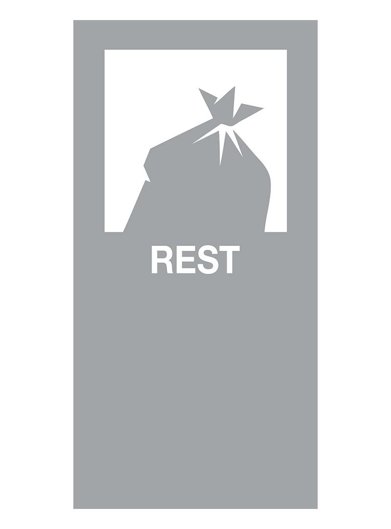 Standaard Sticker Rest
