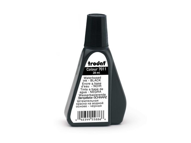 Stempelinkt Trodat 7011 28ml zwart