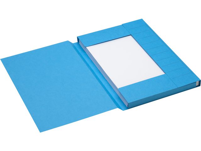 Stofklepmap Secolor folio blauw/doos 125