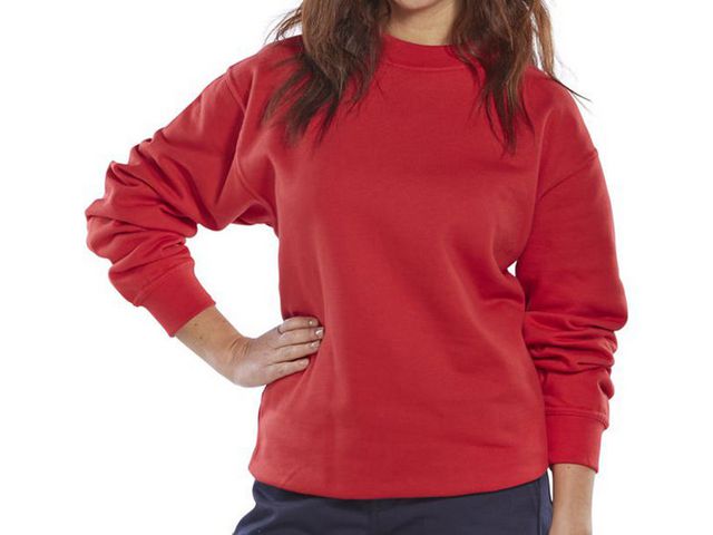 Sweatshirt rood 2XL