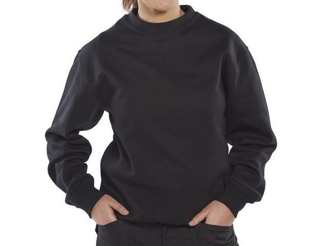 Sweatshirt zwart 4XL