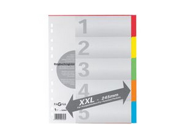 Tabblad A4XXL 11R kleurkarton/set 5