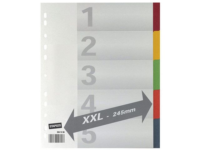 Tabblad SPLS A4XL 11R kleurkarton/set 5