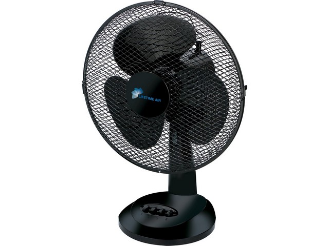 Tafelventilator 30cm PP zwart