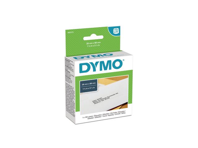 Tape Dymo Durable 28x89mm 1x130