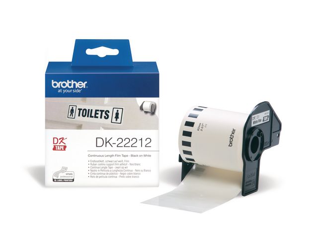 Tape P-Touch DK 22212 62mmx15,24 wit
