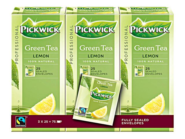 Thee Pickwick Prof groen Lemon/3x25