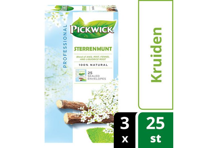 Thee Pickwick Prof Sterrenmunt/3x25