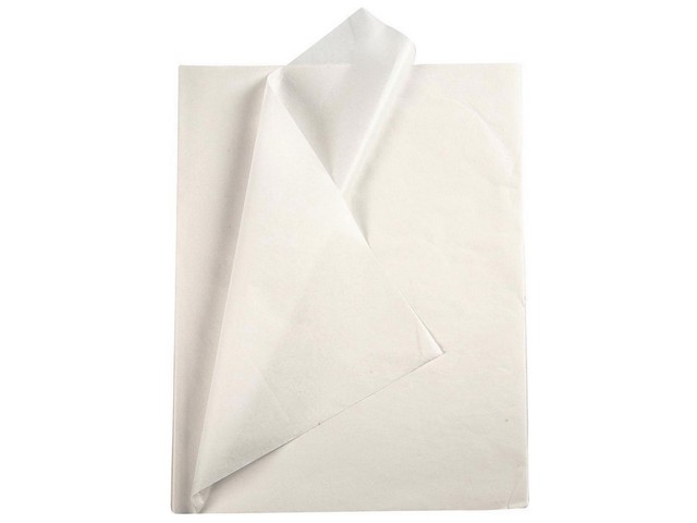 Tissuepapier 50x70cm 14g wit/pk25v