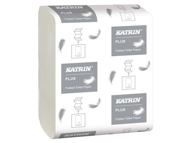 Toiletpapier Katrin 2L wit/bx40x250v