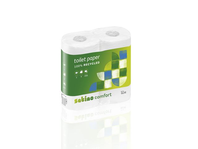 Toiletpapier Satino prem 2L 200v/ds12x4
