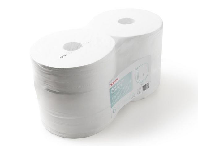 Toiletpapier SPLS 340m 2lgs wit/pk6