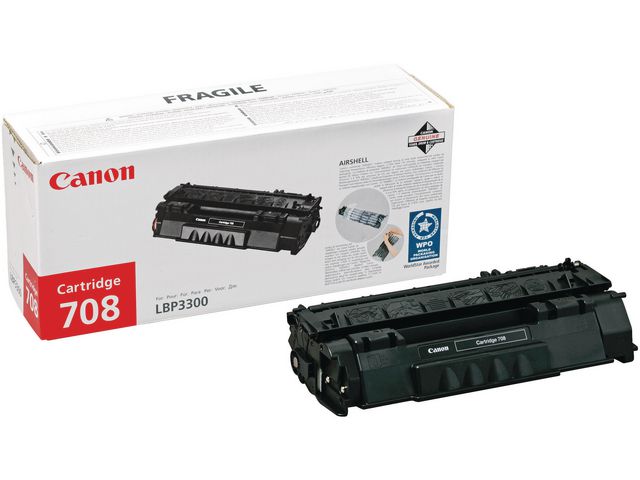 TONER CANON 708 ZWART