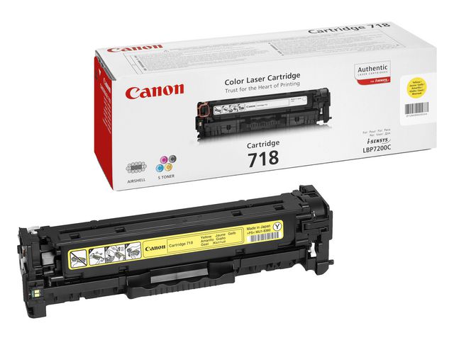 Toner Canon 718-Y 2,9K geel