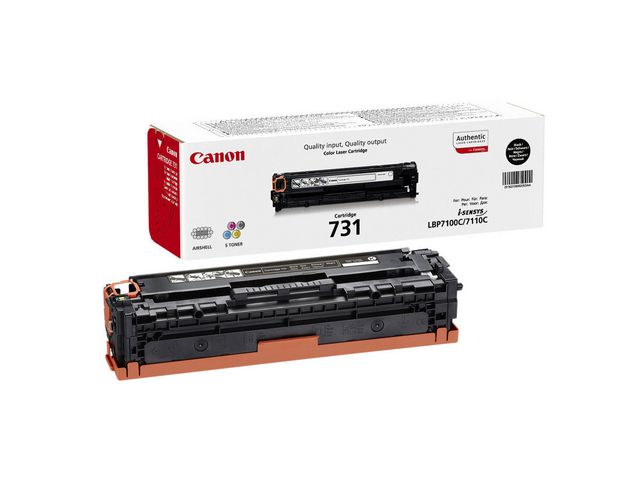 TONER CANON 731 ZWART