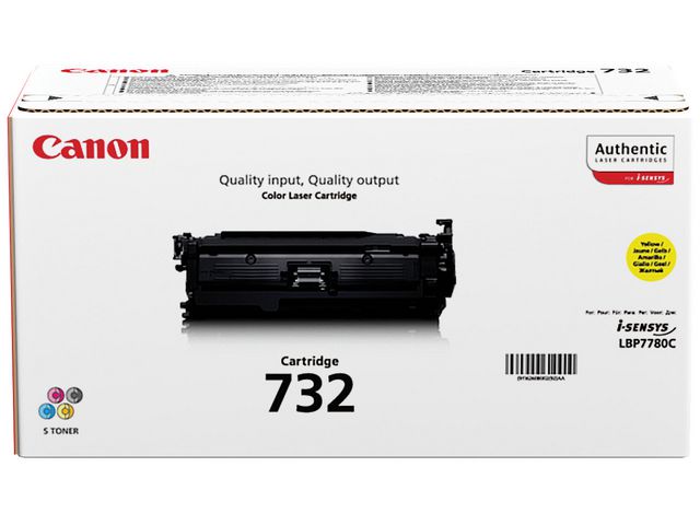 Toner Canon 732 6.4K geel