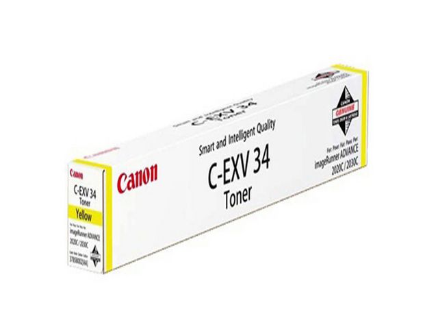 TONER CANON C-EXV 34 GEEL