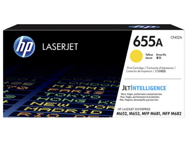 Toner HP 655A geel