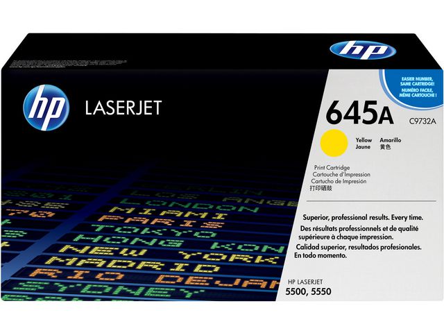 Toner HP C9732A geel