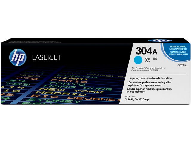 Toner HP CC531A cyan