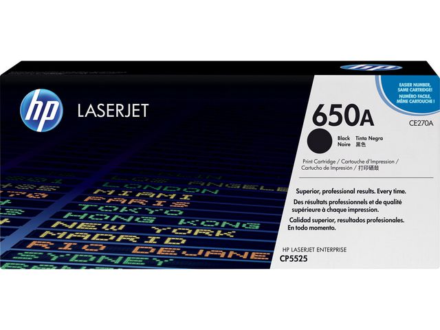 Toner HP CE270A 13,5K zwart