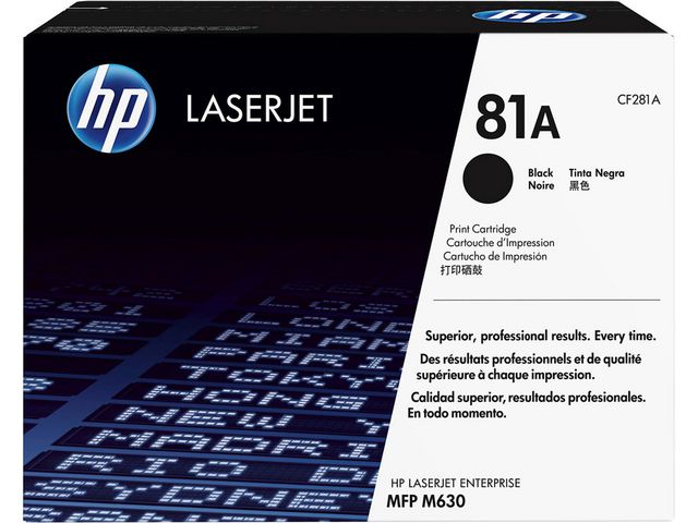 Toner HP CF281A 10.5K zwart