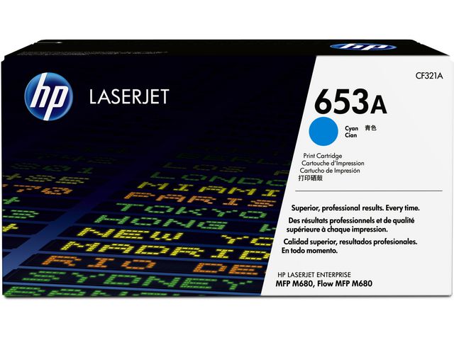 Toner HP CF321A type 653A 16.5K cyan