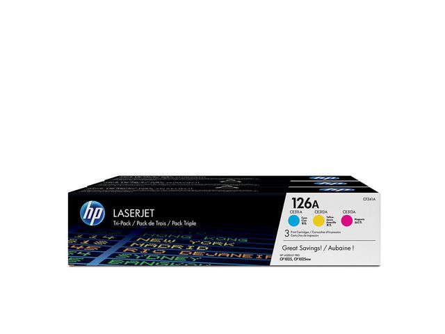 Toner HP CF341A T126 cyan/mag/geel/ds3