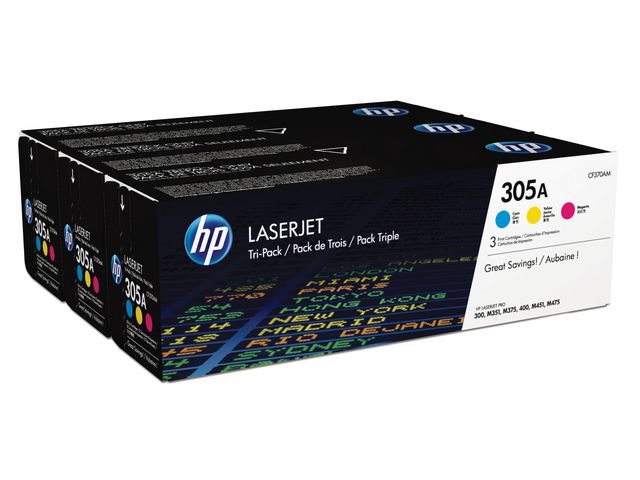 Toner HP CF370AM T305A cyan/mag/geel/ds3