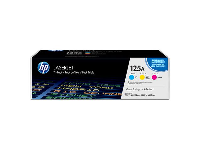 Toner HP CF373AM T125 cyan/mag/geel/ds3