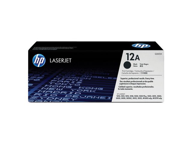 Toner HP Q2612A 2K zwart