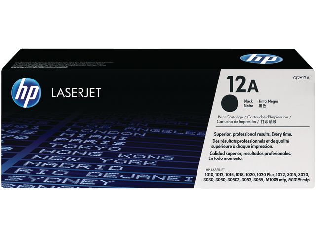 Toner HP Q2612AD zwart 2 x 2K/doos 2