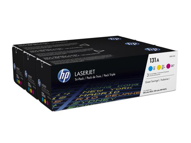 Toner HP UOSL1AM T131A cyan/mag/geel/ds3